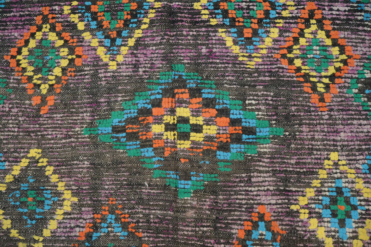 Antique Tribal Moroccan Oriental Area Rug 5x9