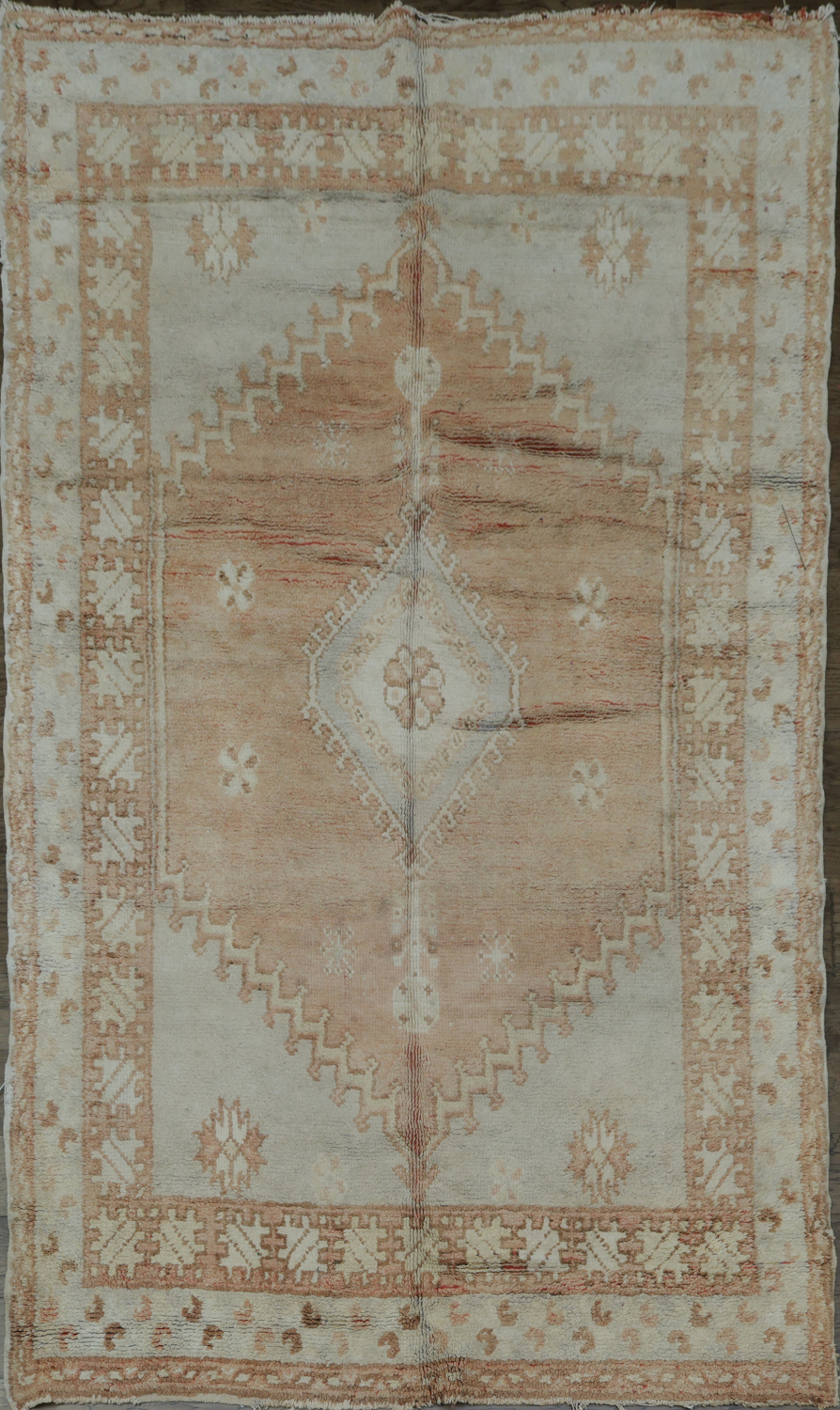 Antique Tribal Moroccan Oriental Area Rug 6x9