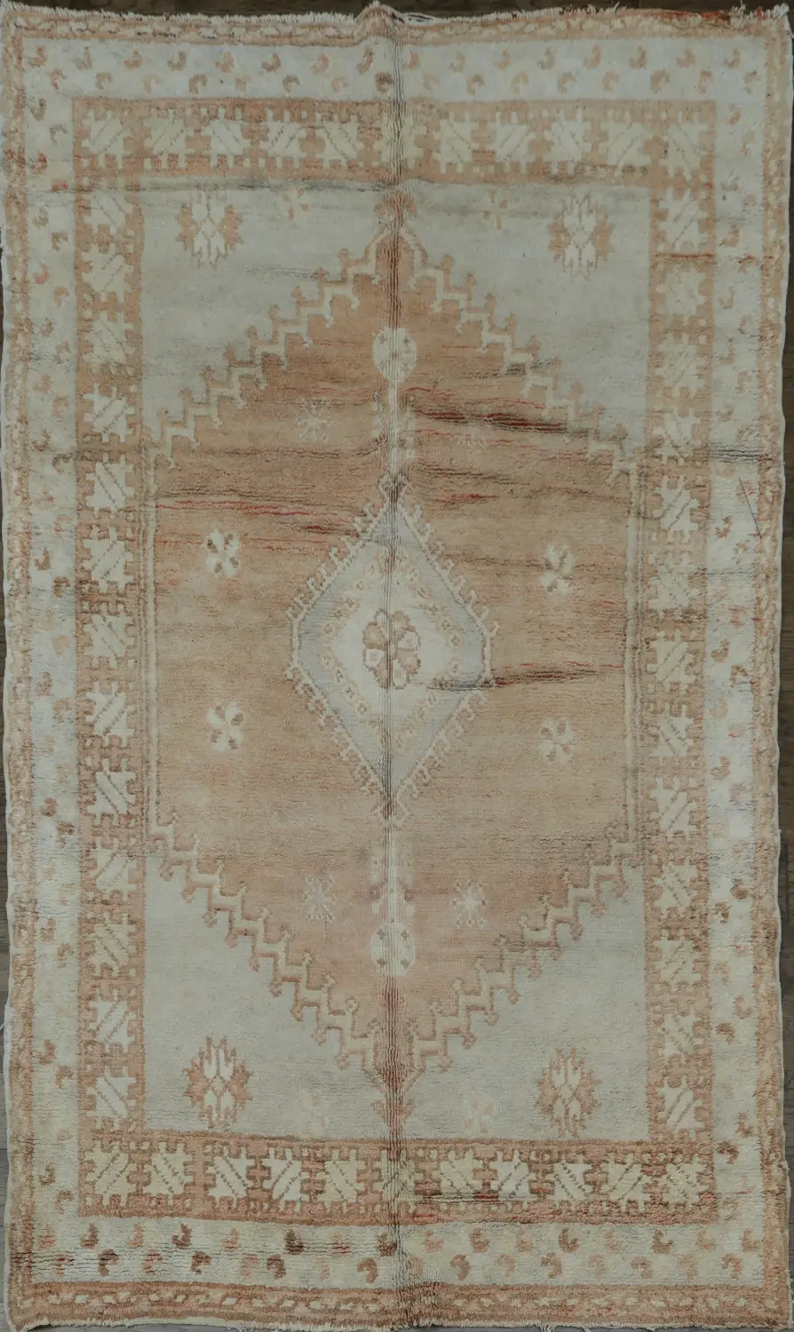 Antique Tribal Moroccan Oriental Area Rug 6x9