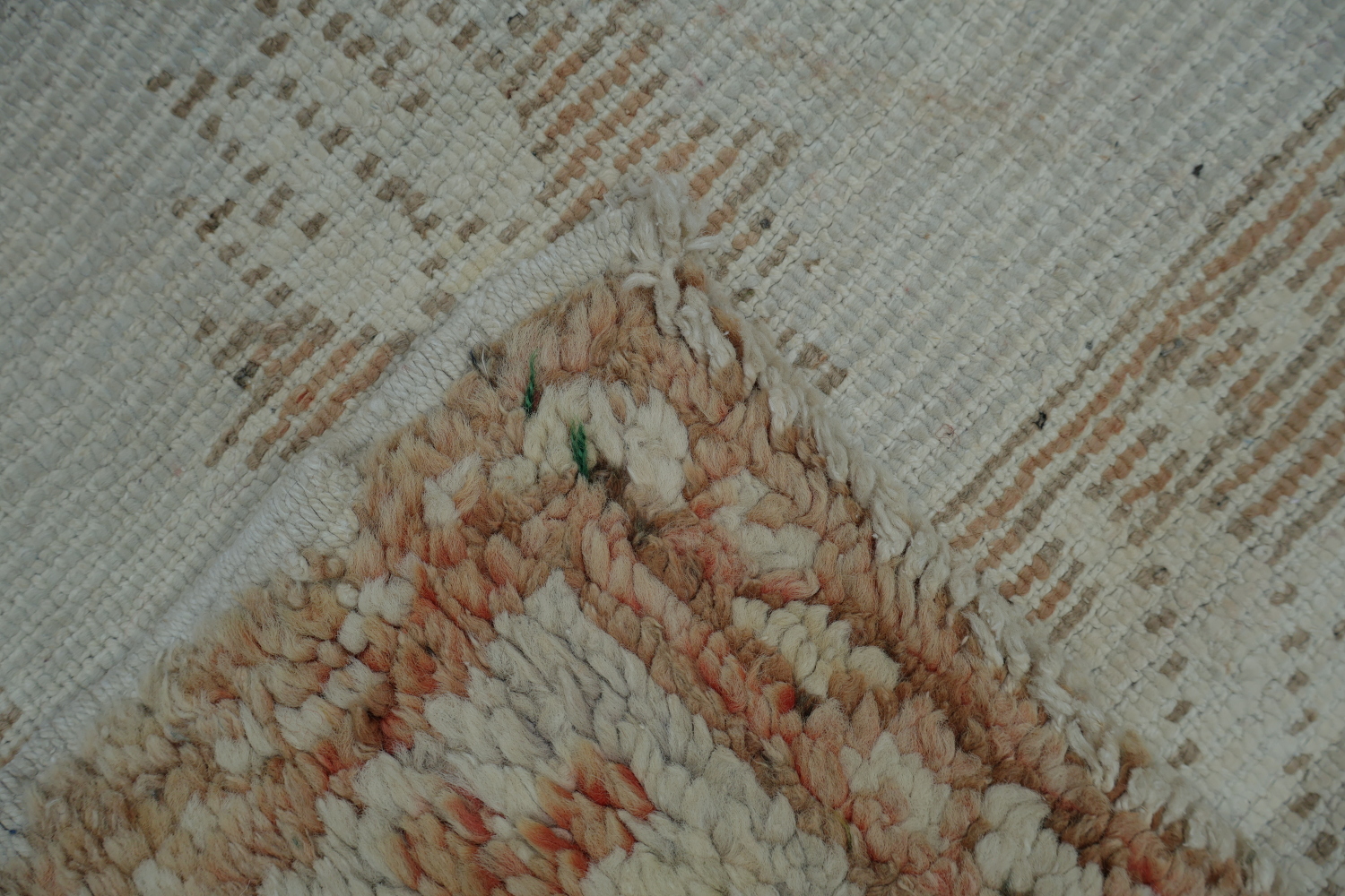 Antique Tribal Moroccan Oriental Area Rug 6x9