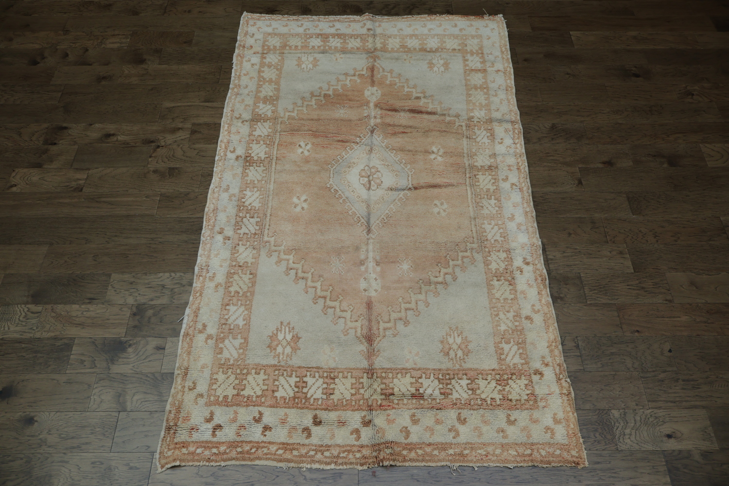 Antique Tribal Moroccan Oriental Area Rug 6x9
