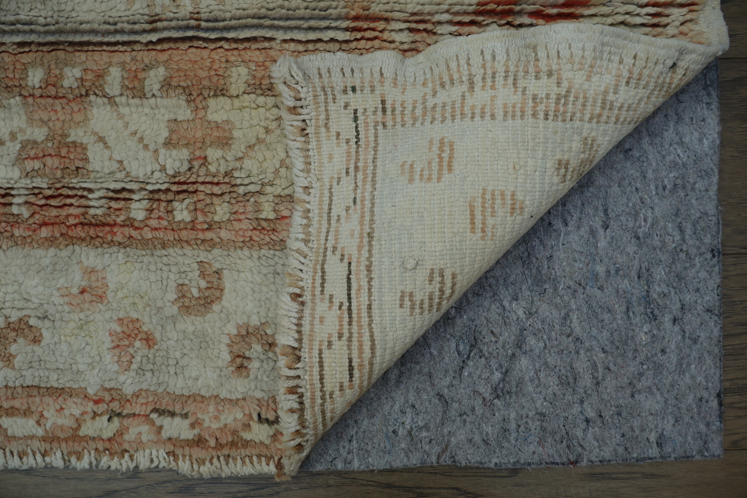 Antique Tribal Moroccan Oriental Area Rug 6x9
