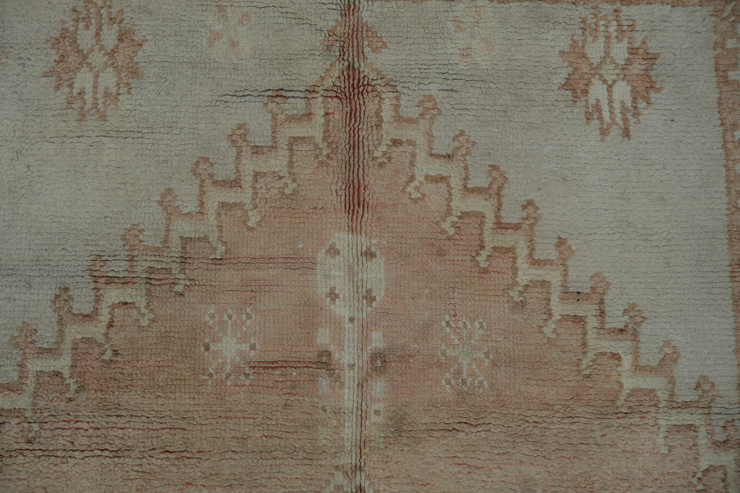 Antique Tribal Moroccan Oriental Area Rug 6x9