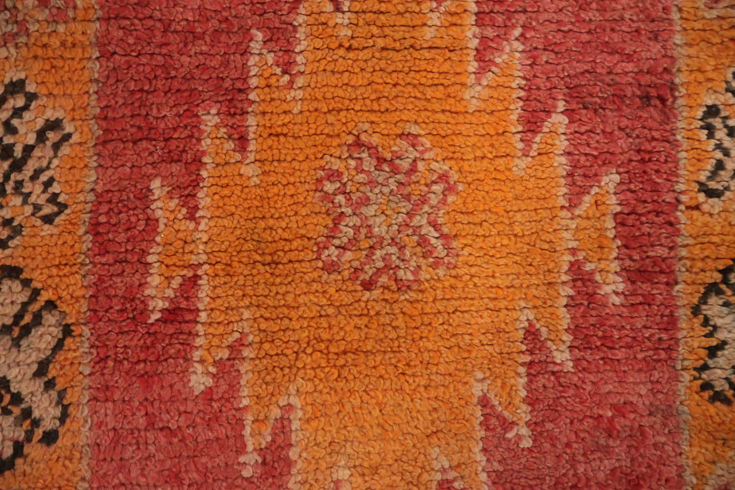 Vintage Moroccan Wool Runner Rug 3x13