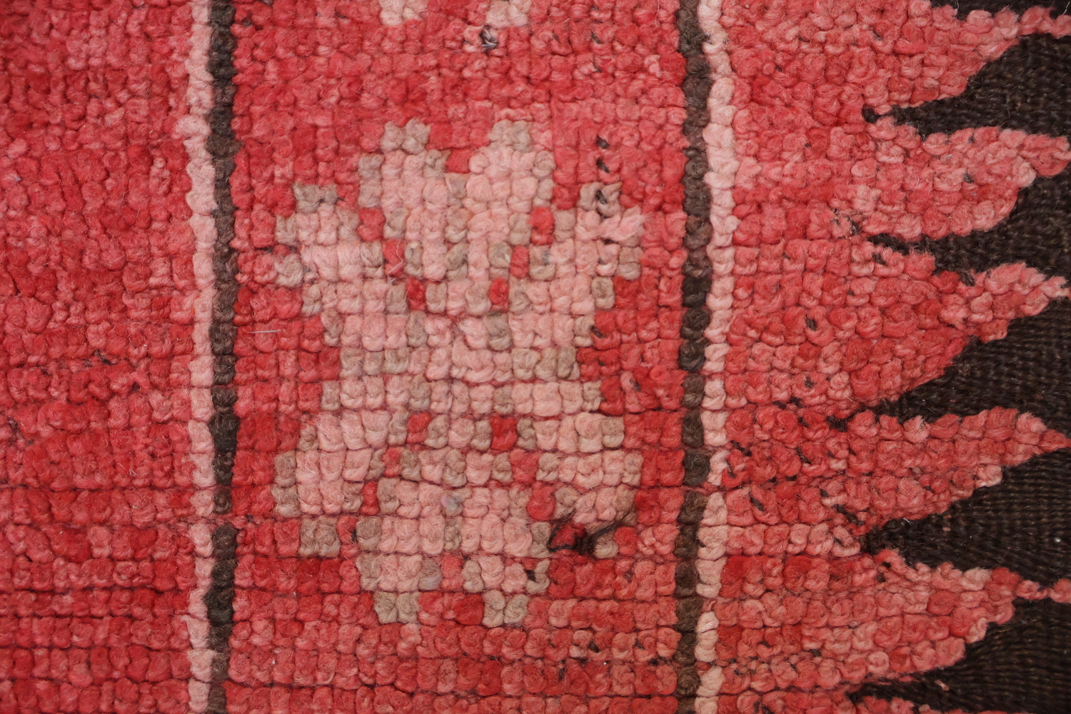Antique Tribal Moroccan Oriental Area Rug 5x9