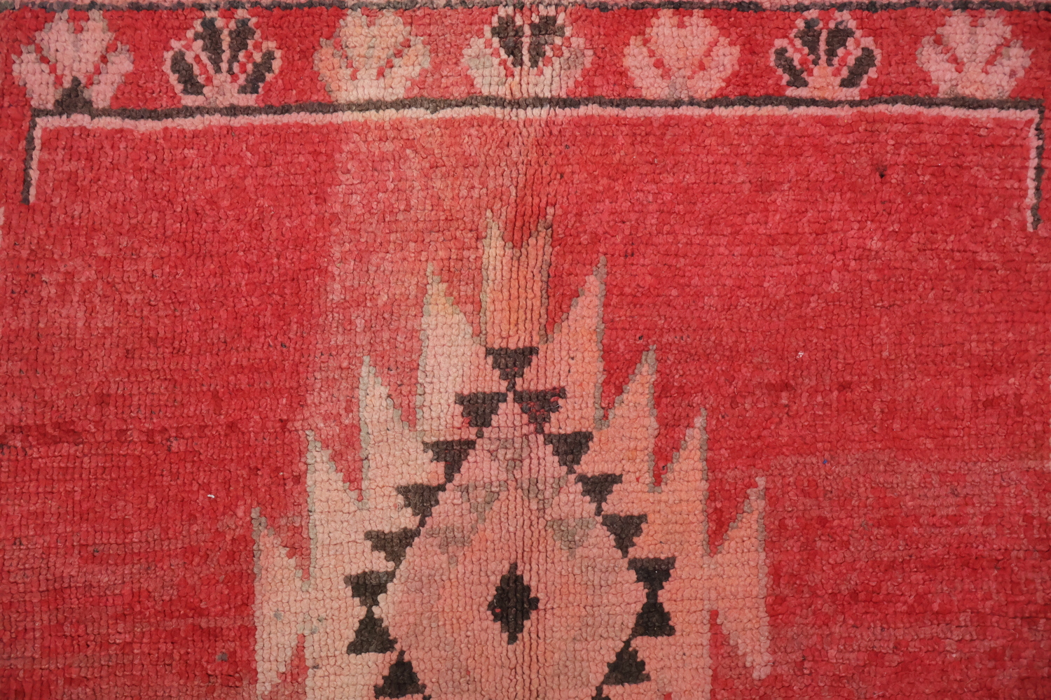 Antique Tribal Moroccan Oriental Area Rug 5x9