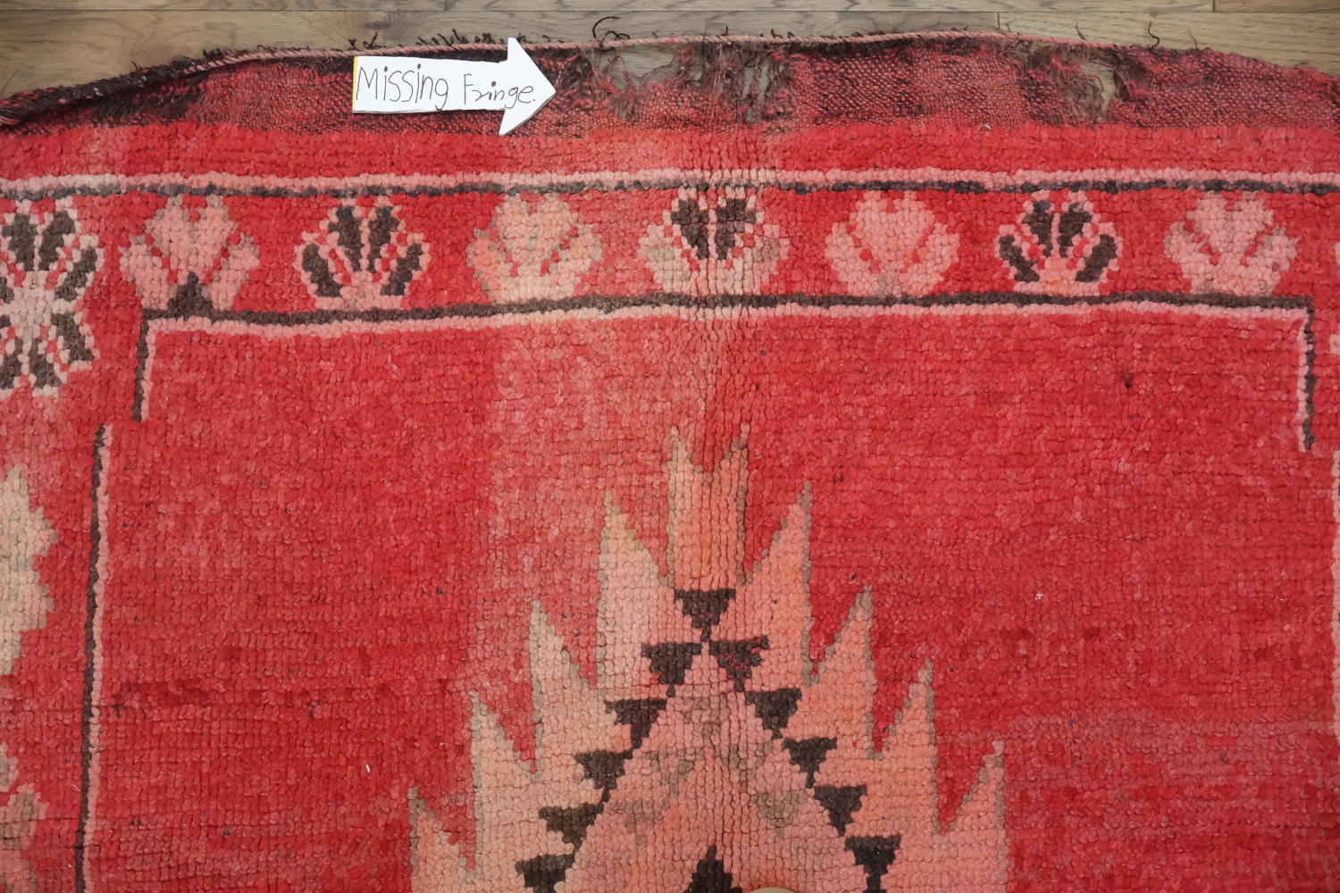 Antique Tribal Moroccan Oriental Area Rug 5x9