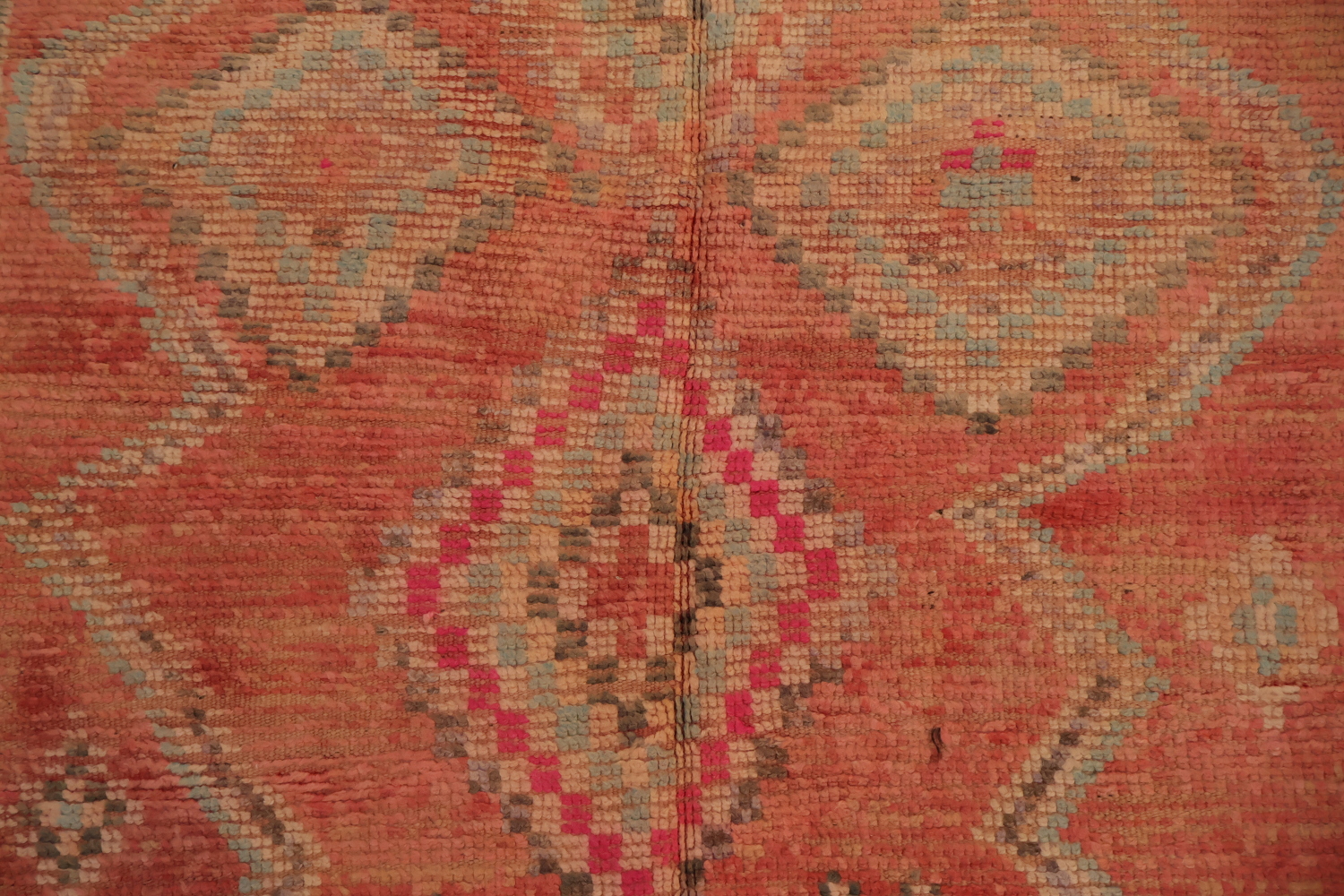 Antique Tribal Moroccan Oriental Area Rug 5x12