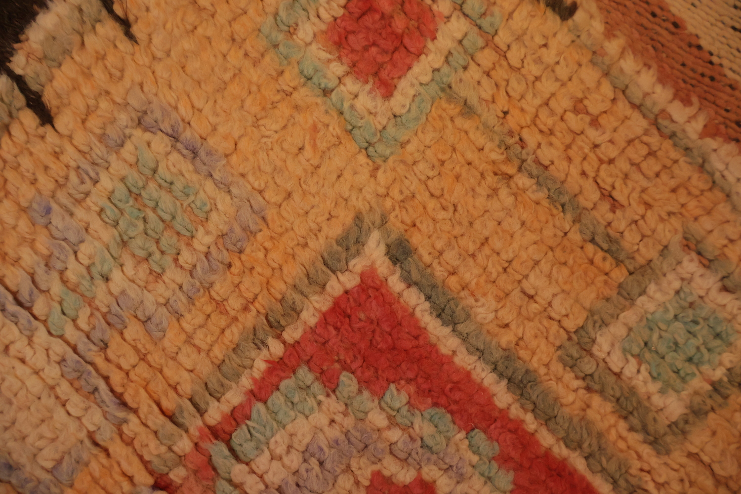 Antique Tribal Moroccan Oriental Area Rug 5x12