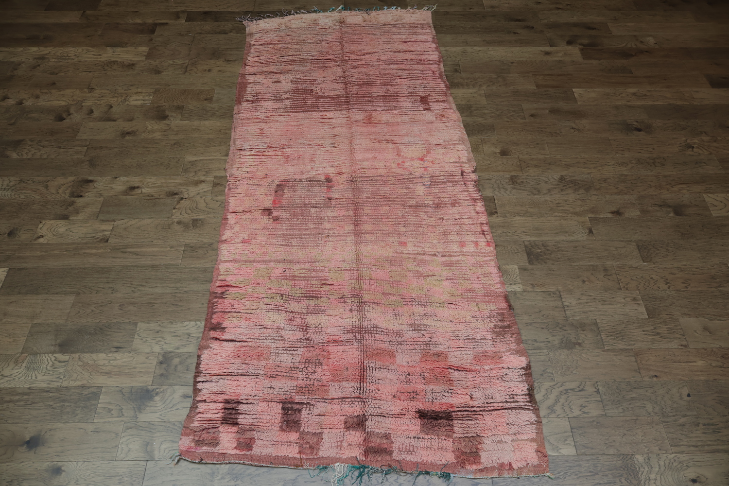 Antique Tribal Moroccan Oriental Area Rug 5x12