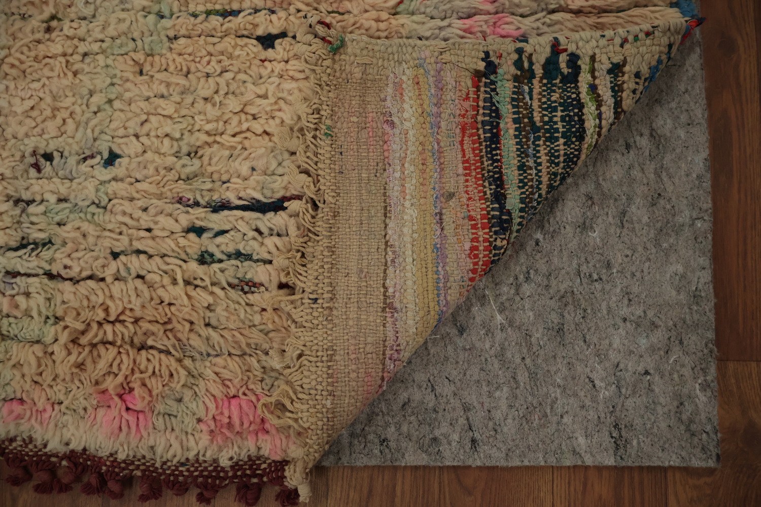 Rustic Chic Antique Moroccan Area Rug 5x10 with Unique Patterns