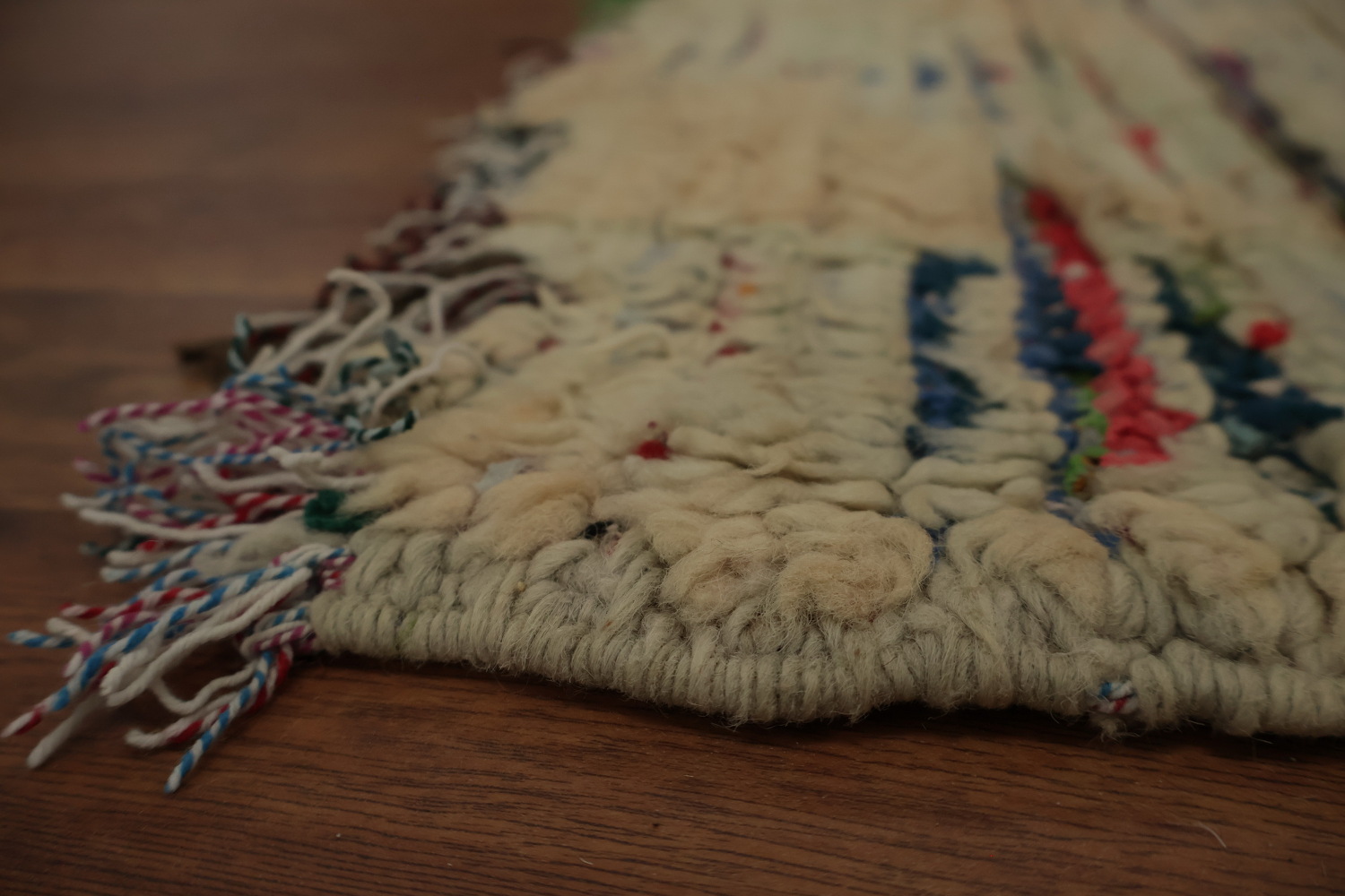 Rustic Chic Antique Moroccan Area Rug 5x10 with Unique Patterns