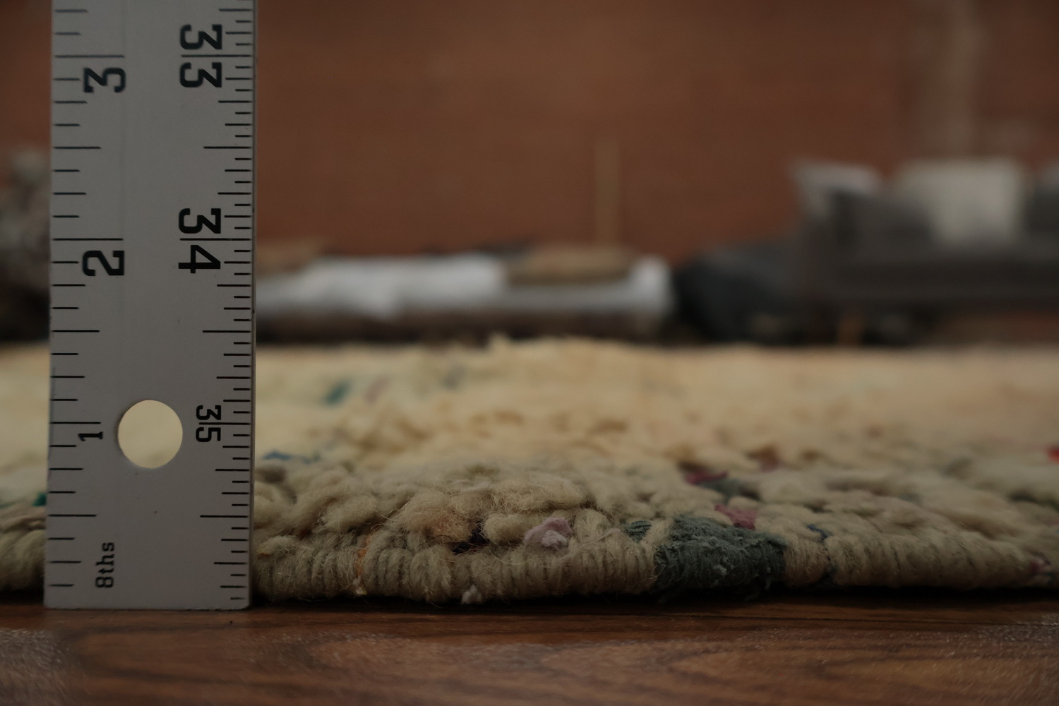 Rustic Chic Antique Moroccan Area Rug 5x10 with Unique Patterns