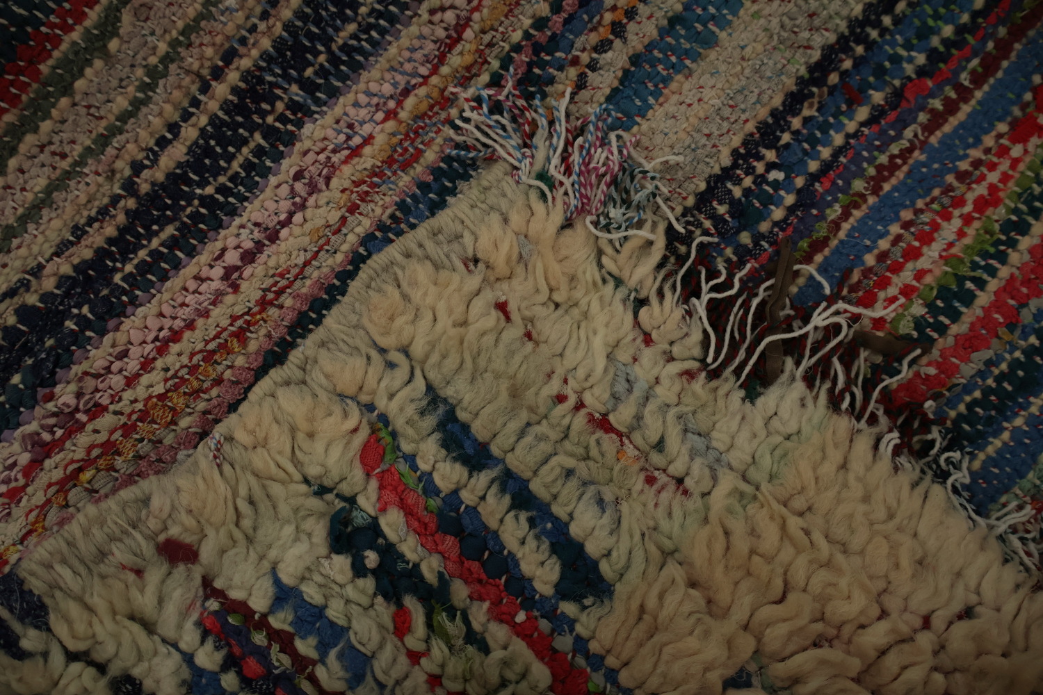 Rustic Chic Antique Moroccan Area Rug 5x10 with Unique Patterns
