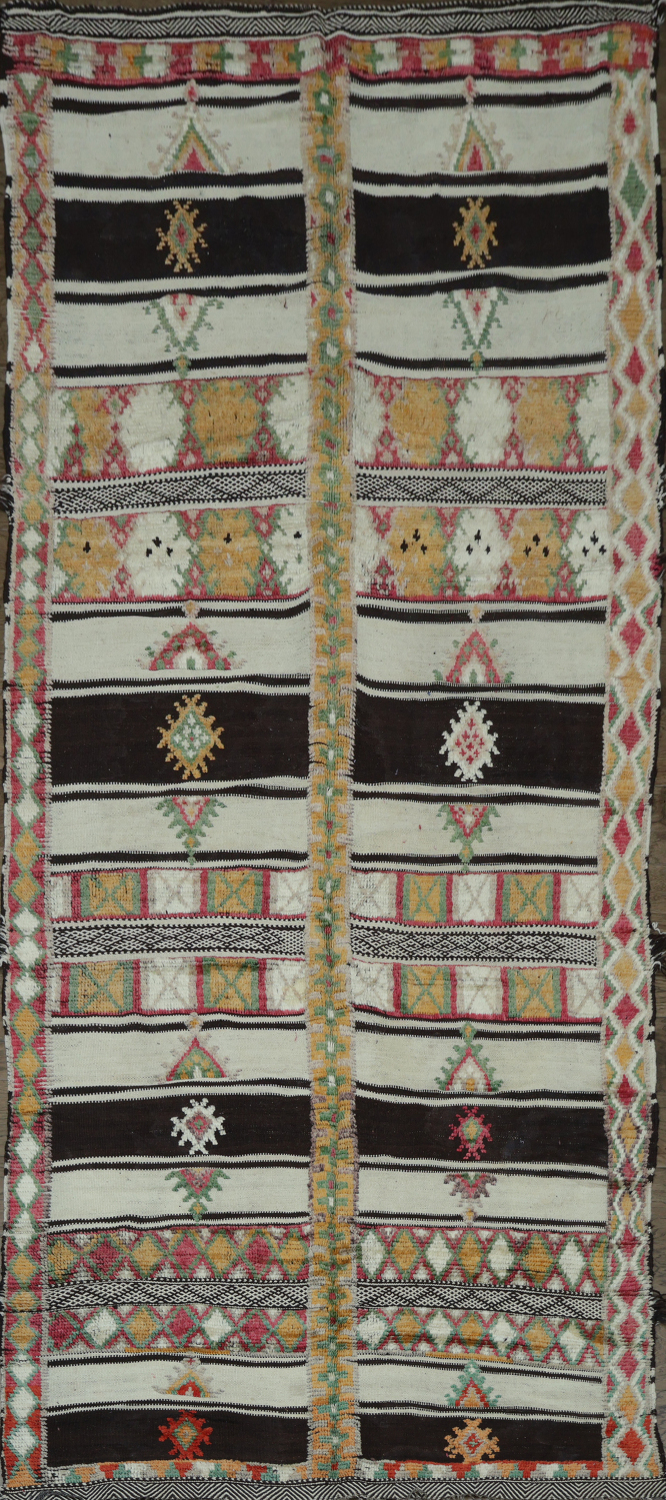 Intricate Design Antique Moroccan Rug for an Authentic Home Accent 5x11