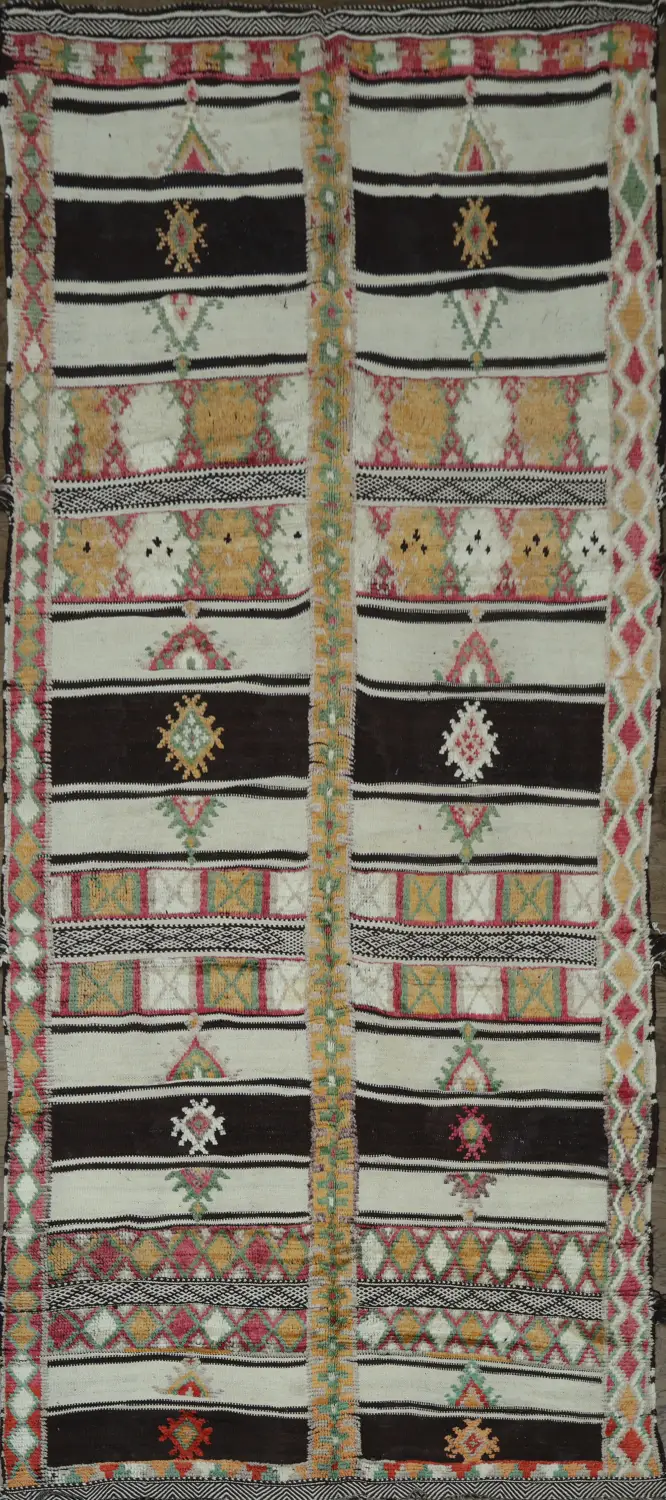 Intricate Design Antique Moroccan Rug for an Authentic Home Accent 5x11