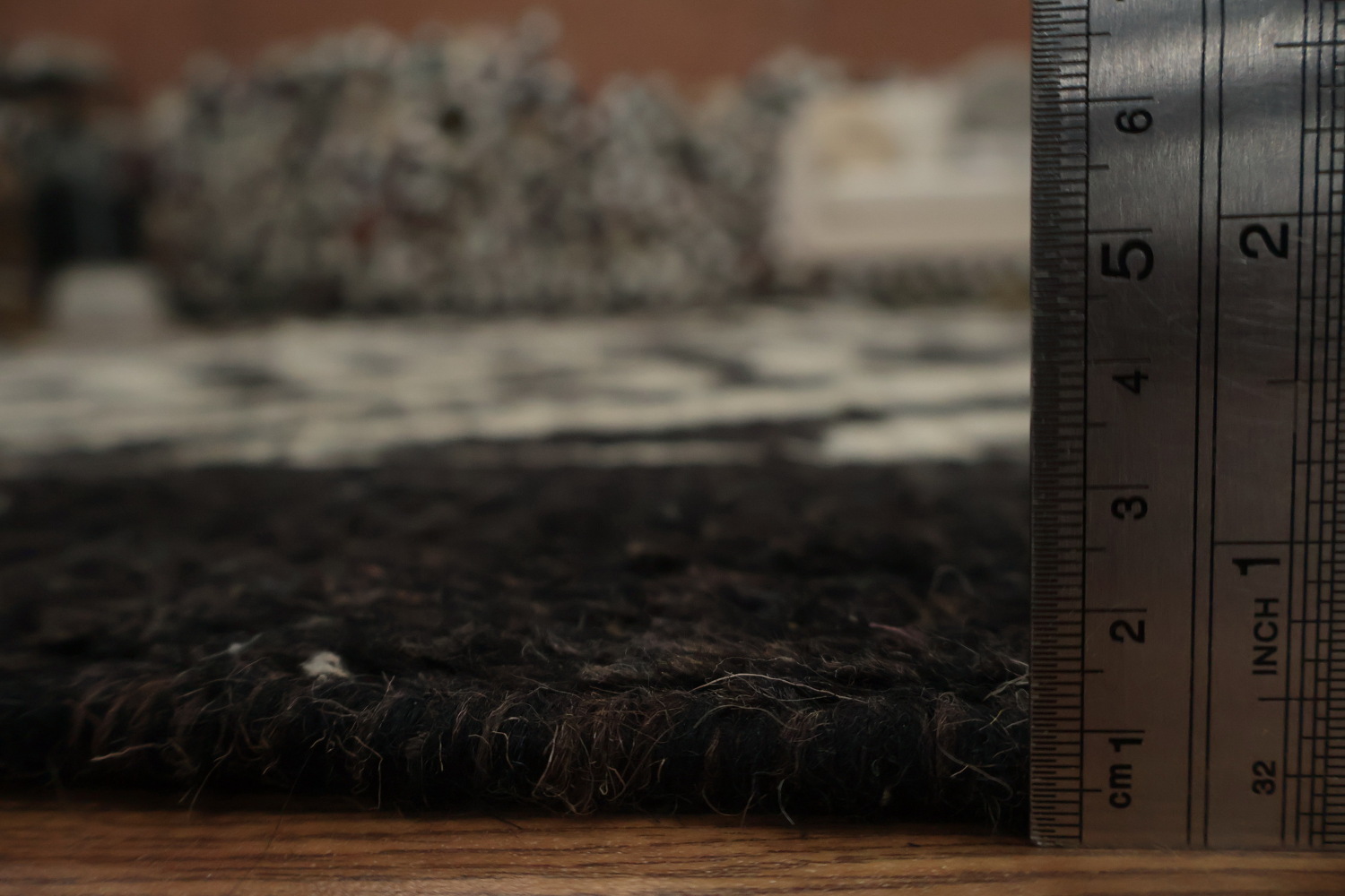 Black and White Moroccan Modern Area Rug 8x10