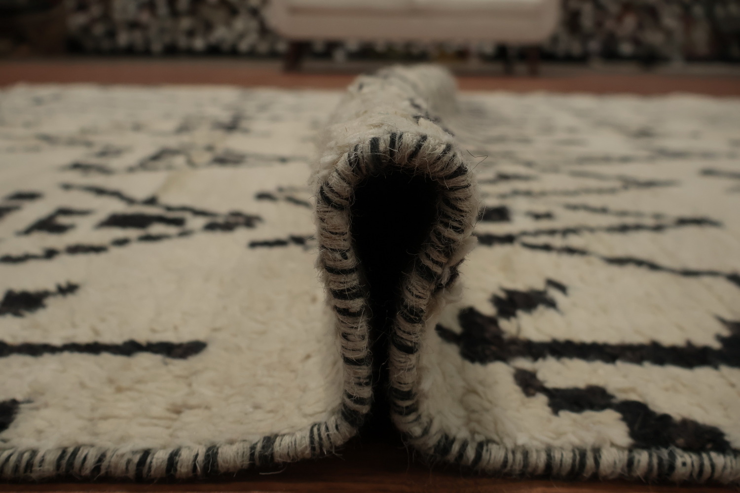 Elegant Moroccan Area Rug 6x12 Featuring Timeless Artistic Patterns