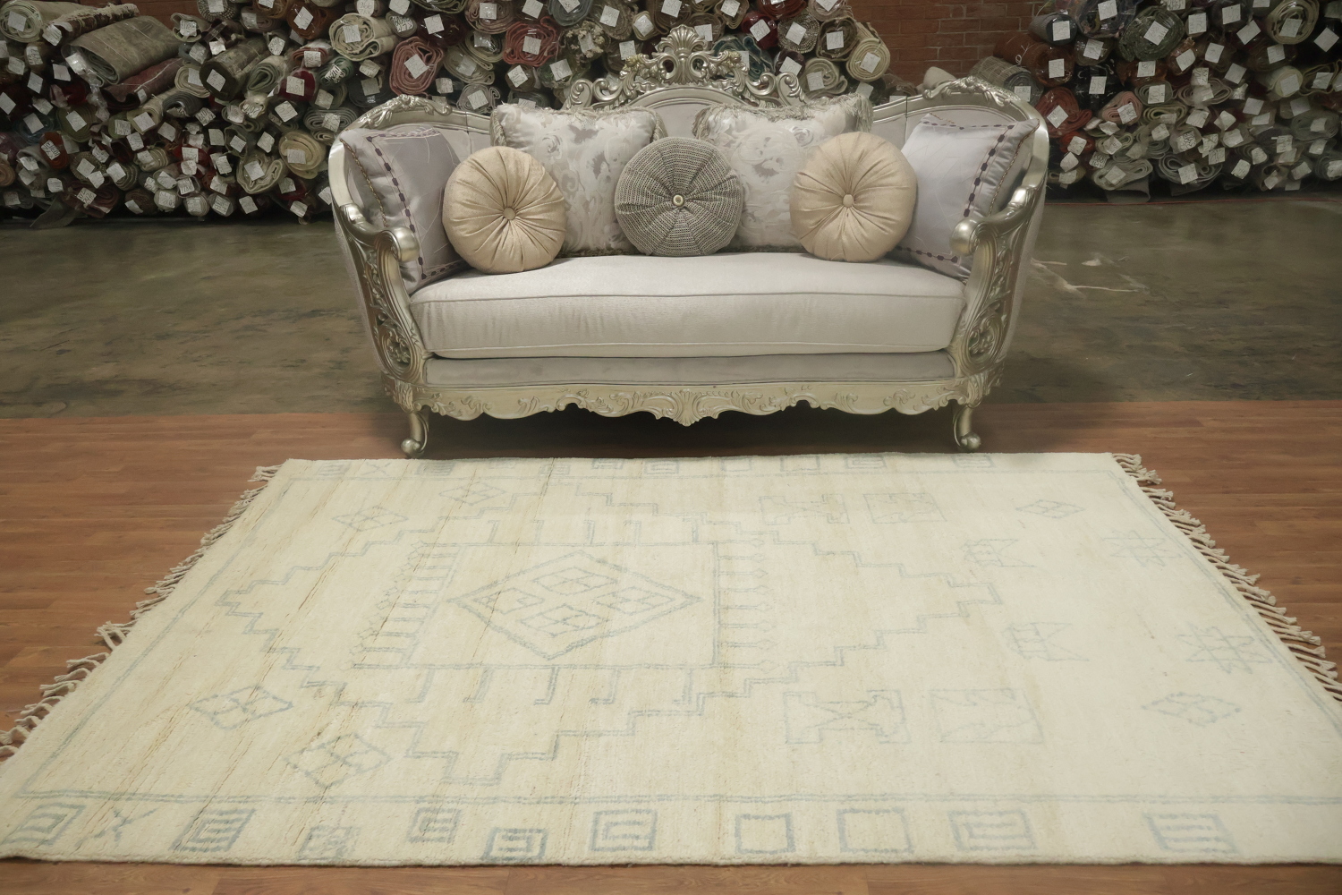Geometric Moroccan Oriental Area Rug 6x8