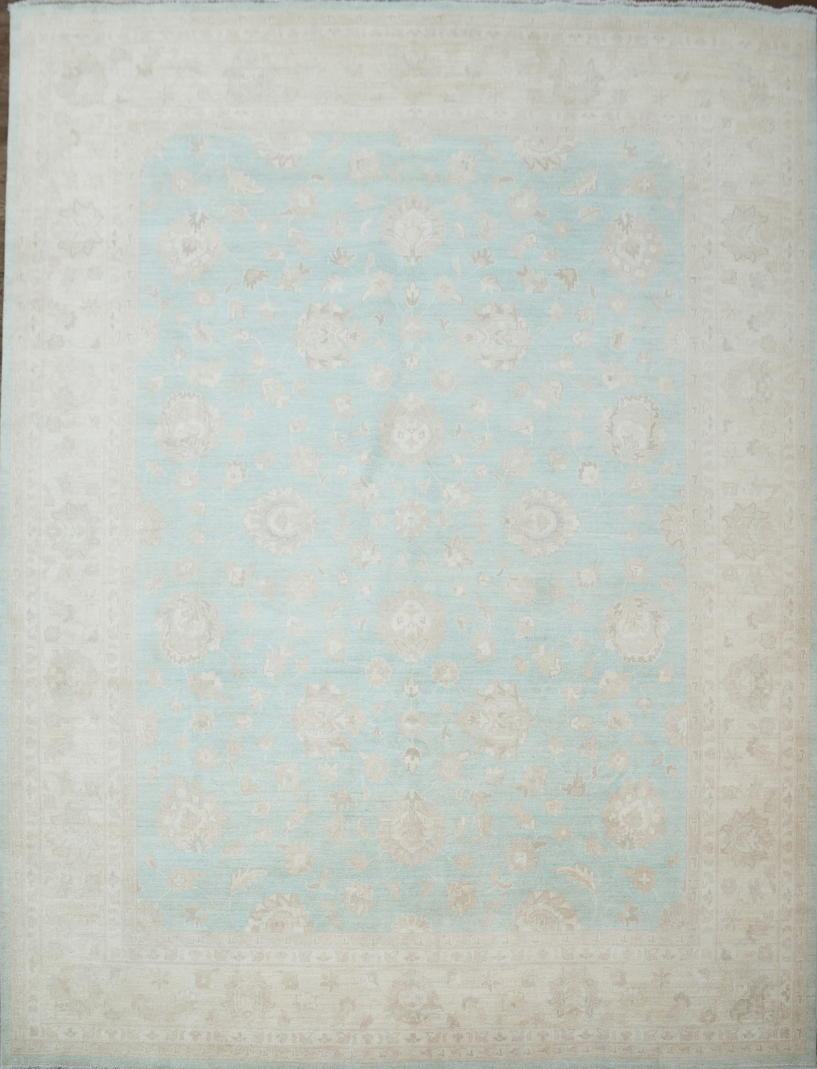 100% Vegetable Dye Oushak Chobi Oriental Area Rug 9x12