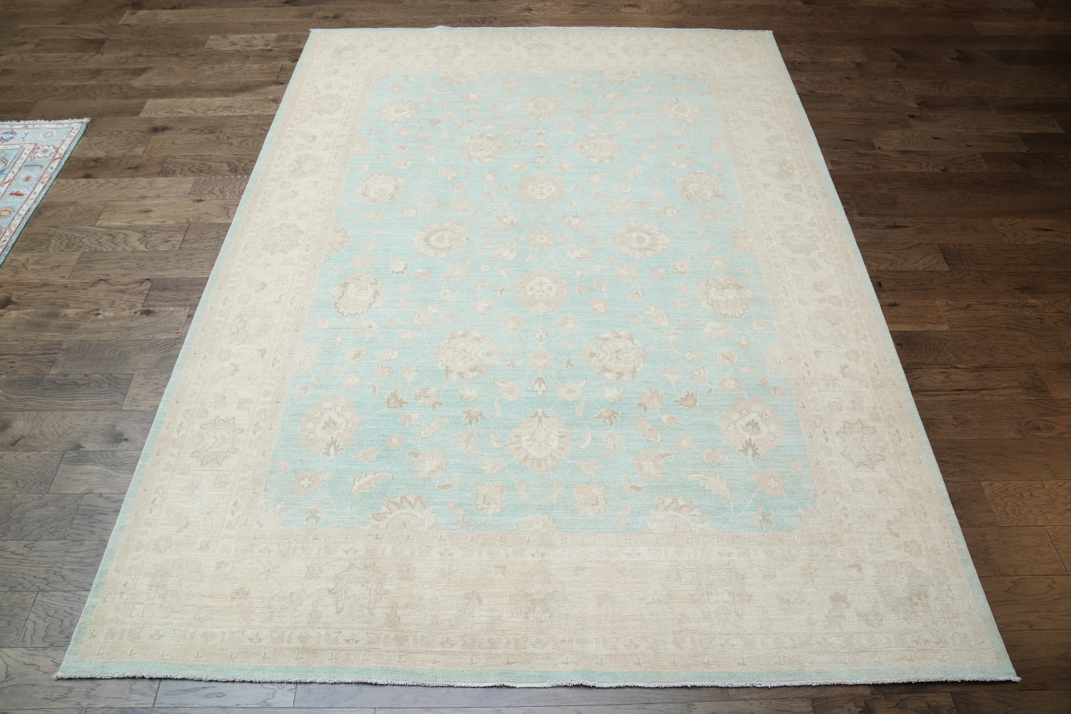 100% Vegetable Dye Oushak Chobi Oriental Area Rug 9x12
