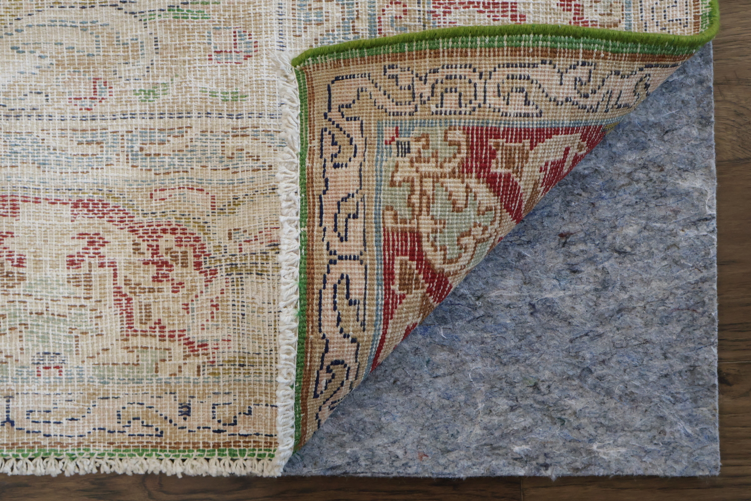 Muted Distressed Kerman Persian Area Rug 6x8