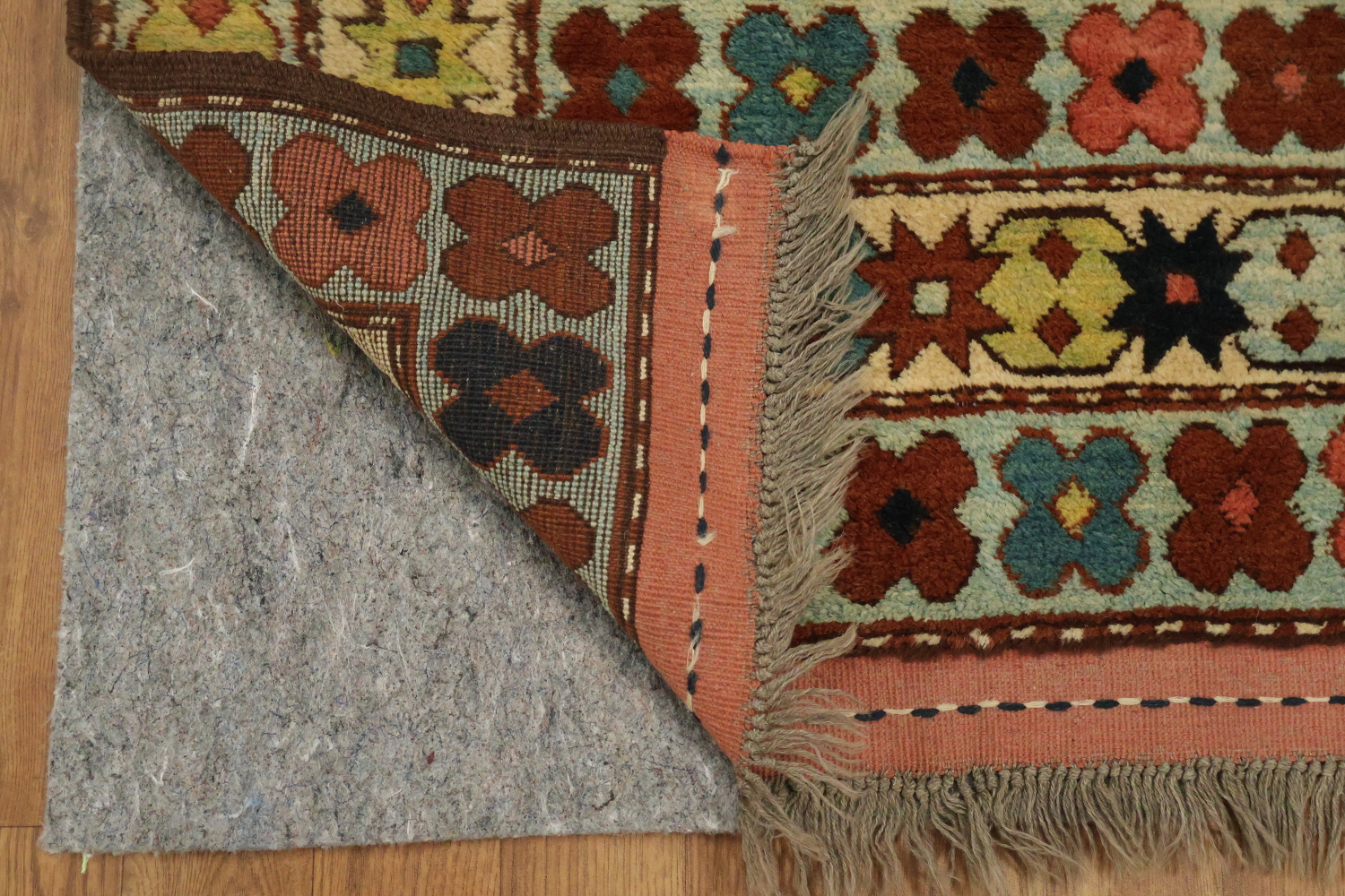 Geometric Anatolian Oriental Area Rug 6x8