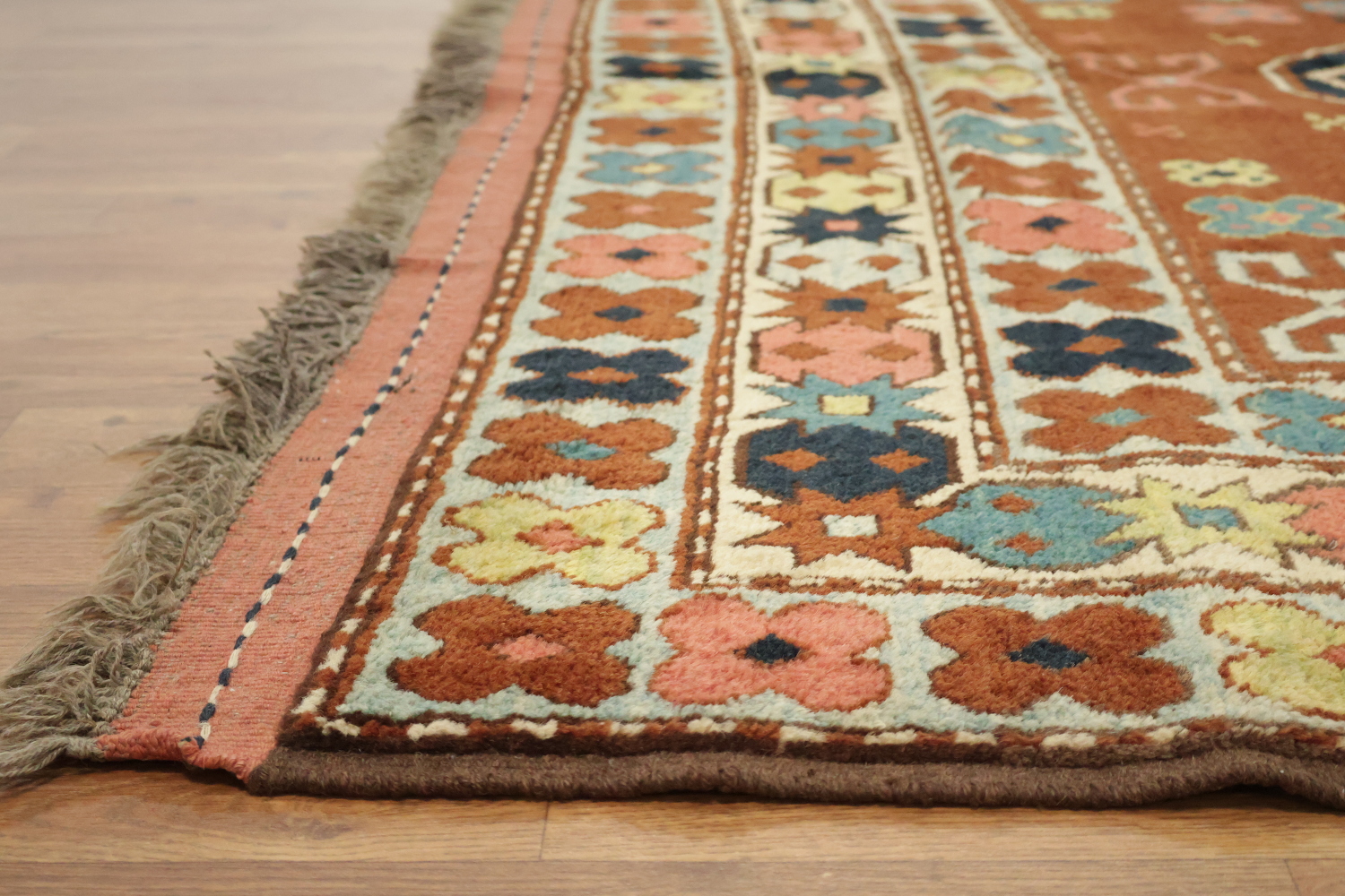 Geometric Anatolian Oriental Area Rug 6x8