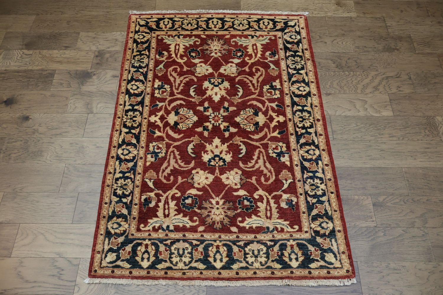 Floral Peshawar Oriental Area Rug 4x6