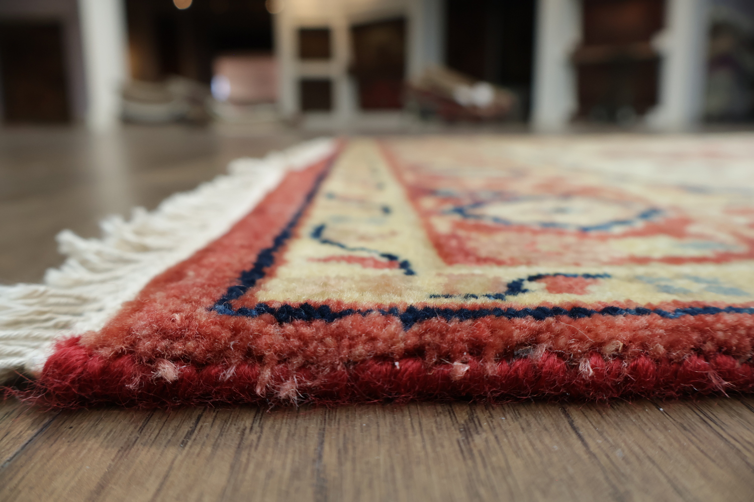 Geometric Heriz Oriental Area Rug 4x6