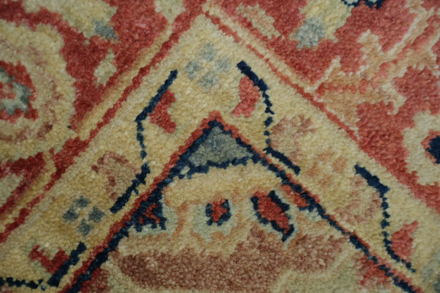 Geometric Heriz Oriental Area Rug 4x6
