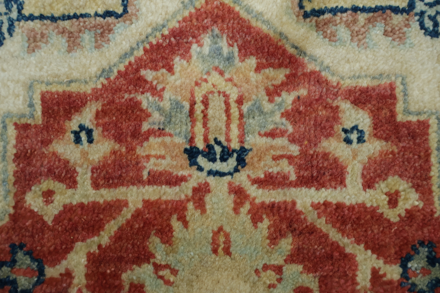Geometric Heriz Oriental Area Rug 4x6