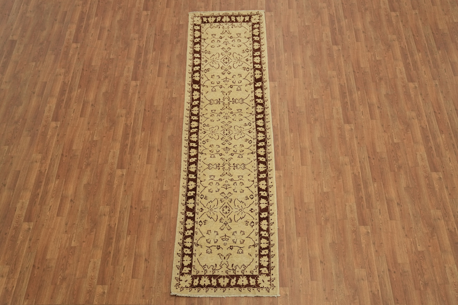 Floral Peshawar Oriental Runner Rug 3x10