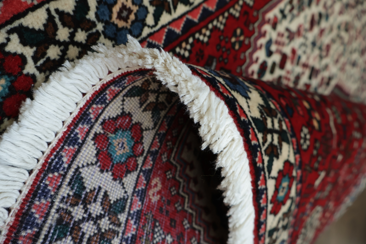 Vegetable Dye Tribal Abadeh Persian Area Rug 3x5