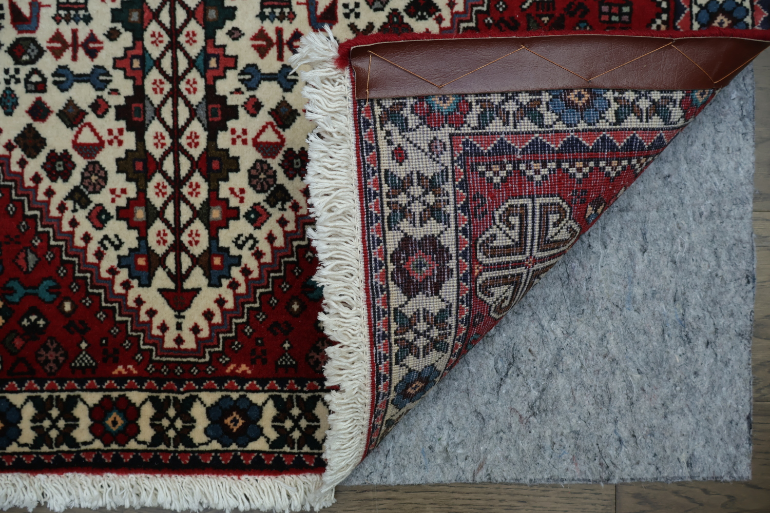 Vegetable Dye Tribal Abadeh Persian Area Rug 3x5