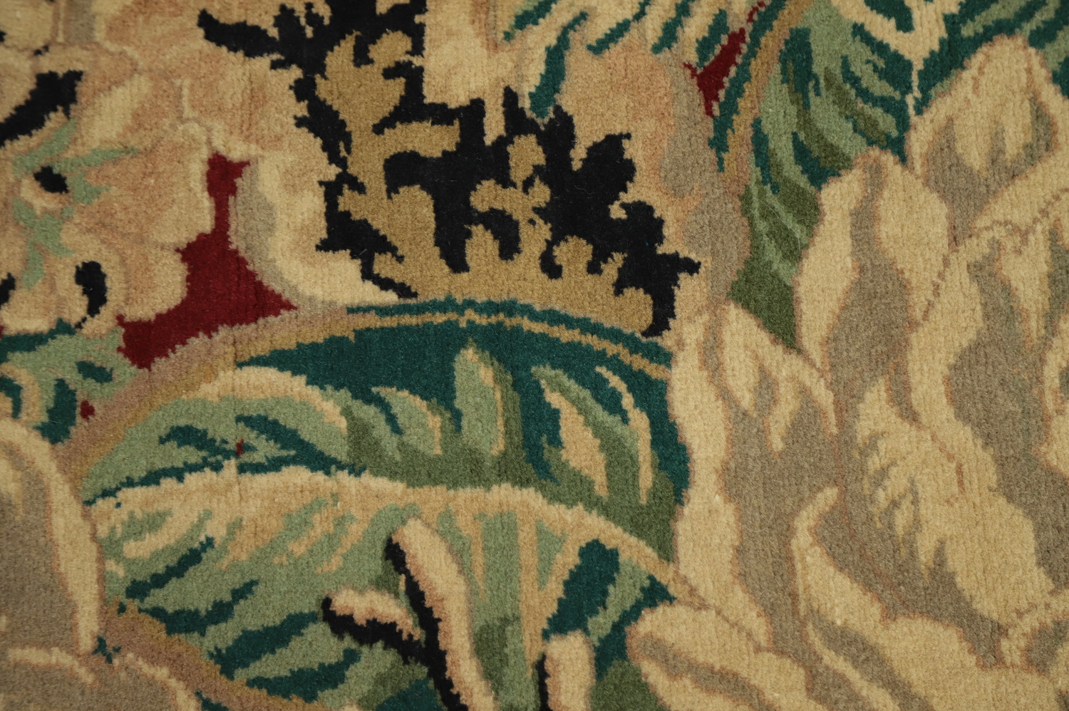 Vegetable Dye All-Over Floral Art Deco Oriental Area Rug 5x8