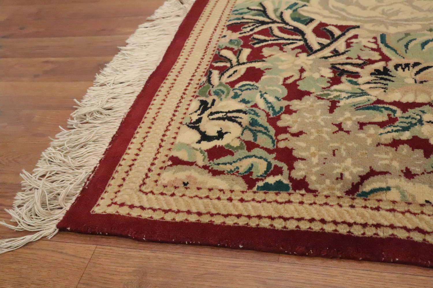 Vegetable Dye All-Over Floral Art Deco Oriental Area Rug 5x8