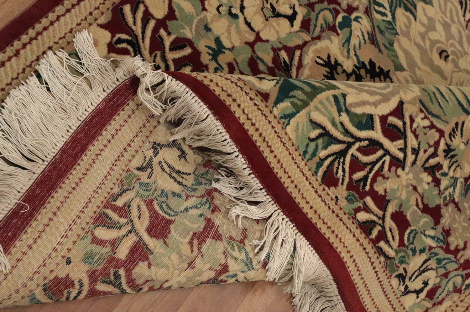 Vegetable Dye All-Over Floral Art Deco Oriental Area Rug 5x8