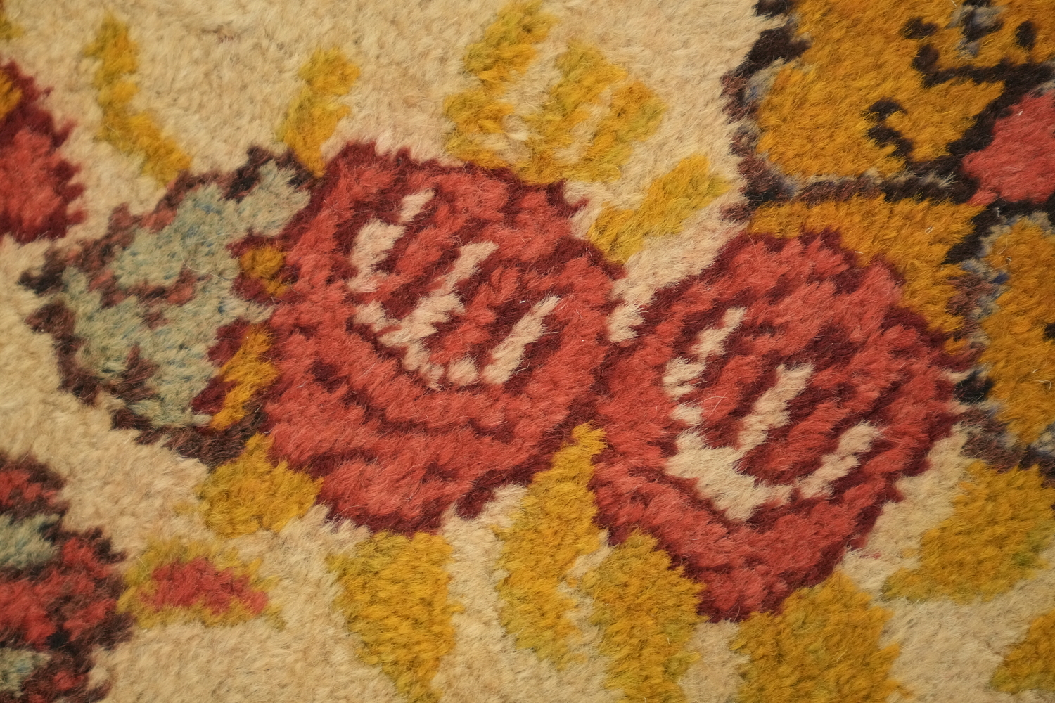 Antique Floral Kerman Persian Area Rug 3x6