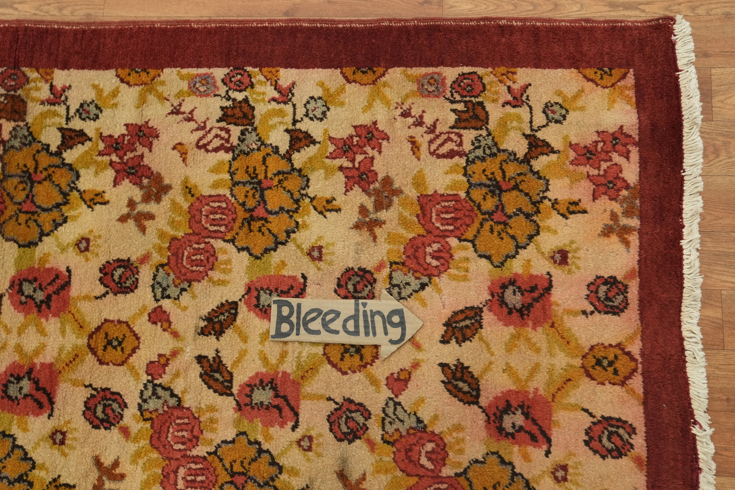 Antique Floral Kerman Persian Area Rug 3x6