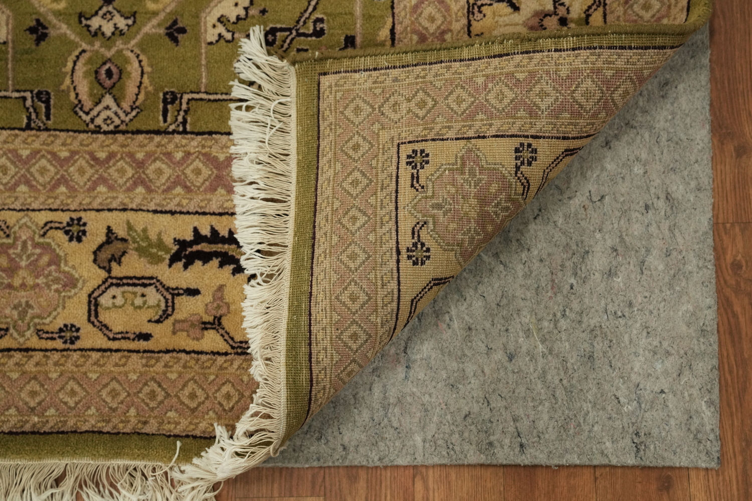 Geometric Savonnerie Persian Area Rug 6x9