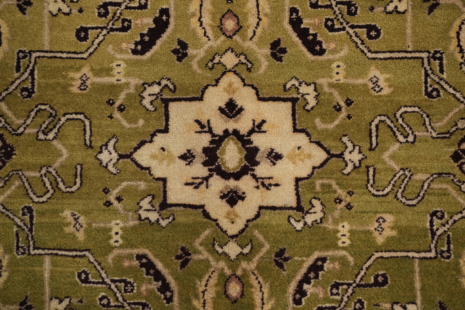 Geometric Savonnerie Persian Area Rug 6x9