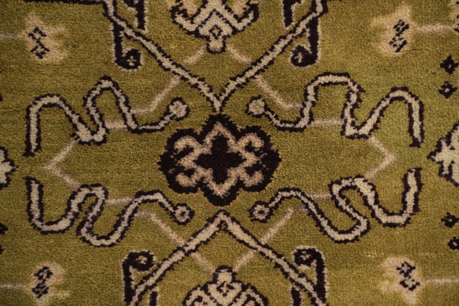 Geometric Savonnerie Persian Area Rug 6x9