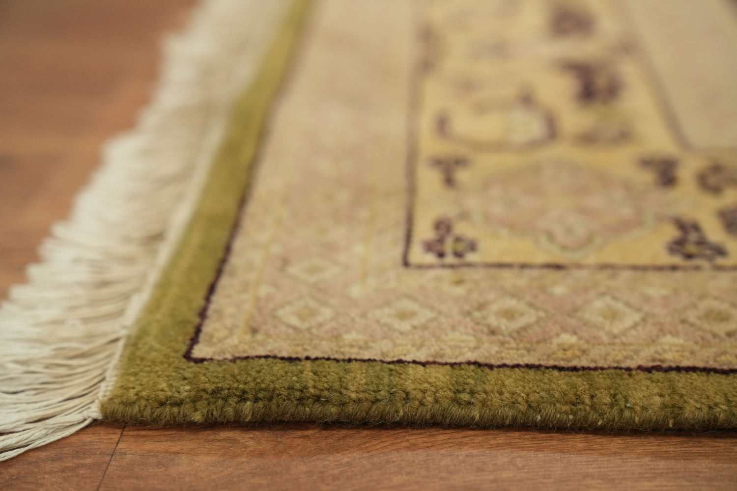 Geometric Savonnerie Persian Area Rug 6x9