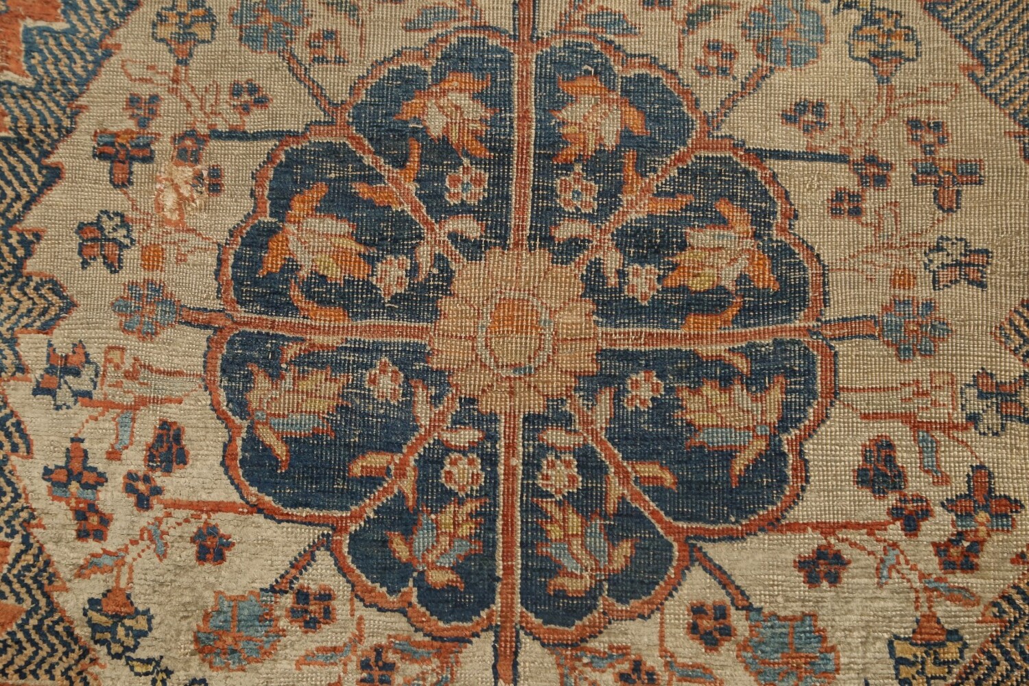 Pre-1900 Antique Silk Tabriz Haj Jalili Persian Area Rug 5x6