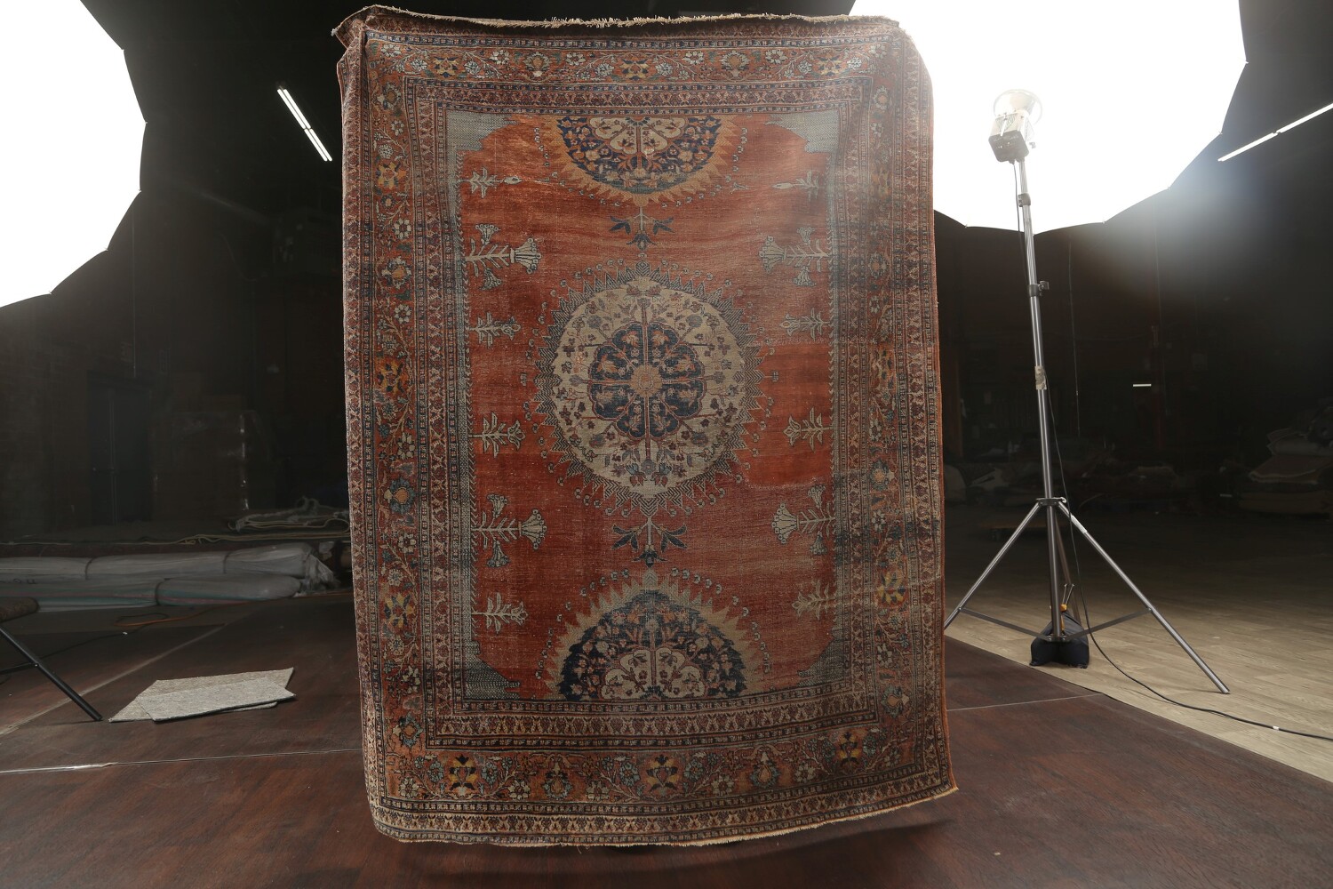 Pre-1900 Antique Silk Tabriz Haj Jalili Persian Area Rug 5x6