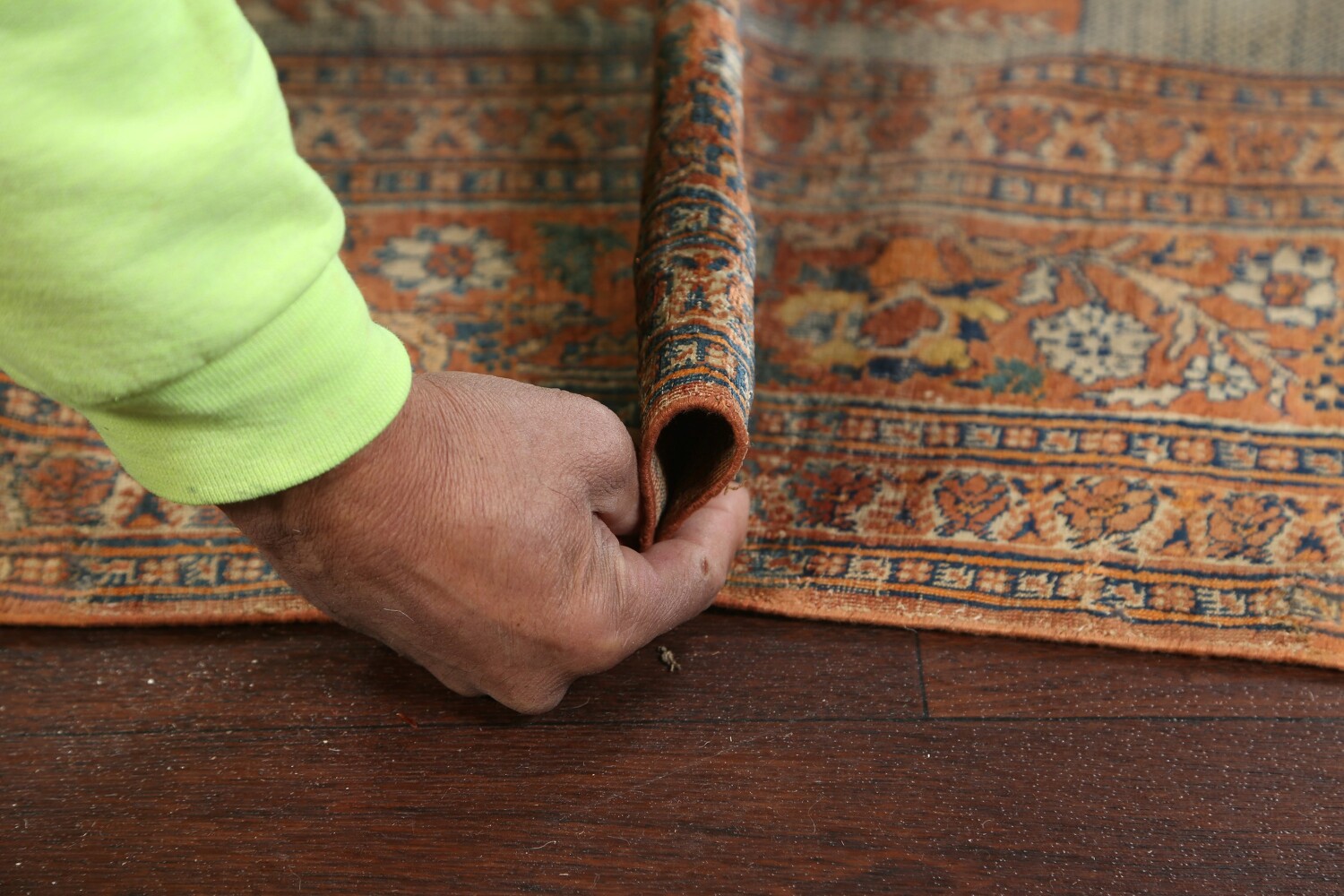 Pre-1900 Antique Silk Tabriz Haj Jalili Persian Area Rug 5x6