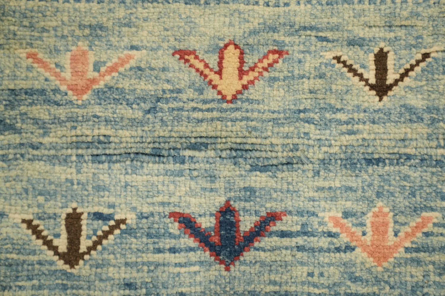 100% Vegetable Dye Super Kazak Oriental Area Rug 4x5