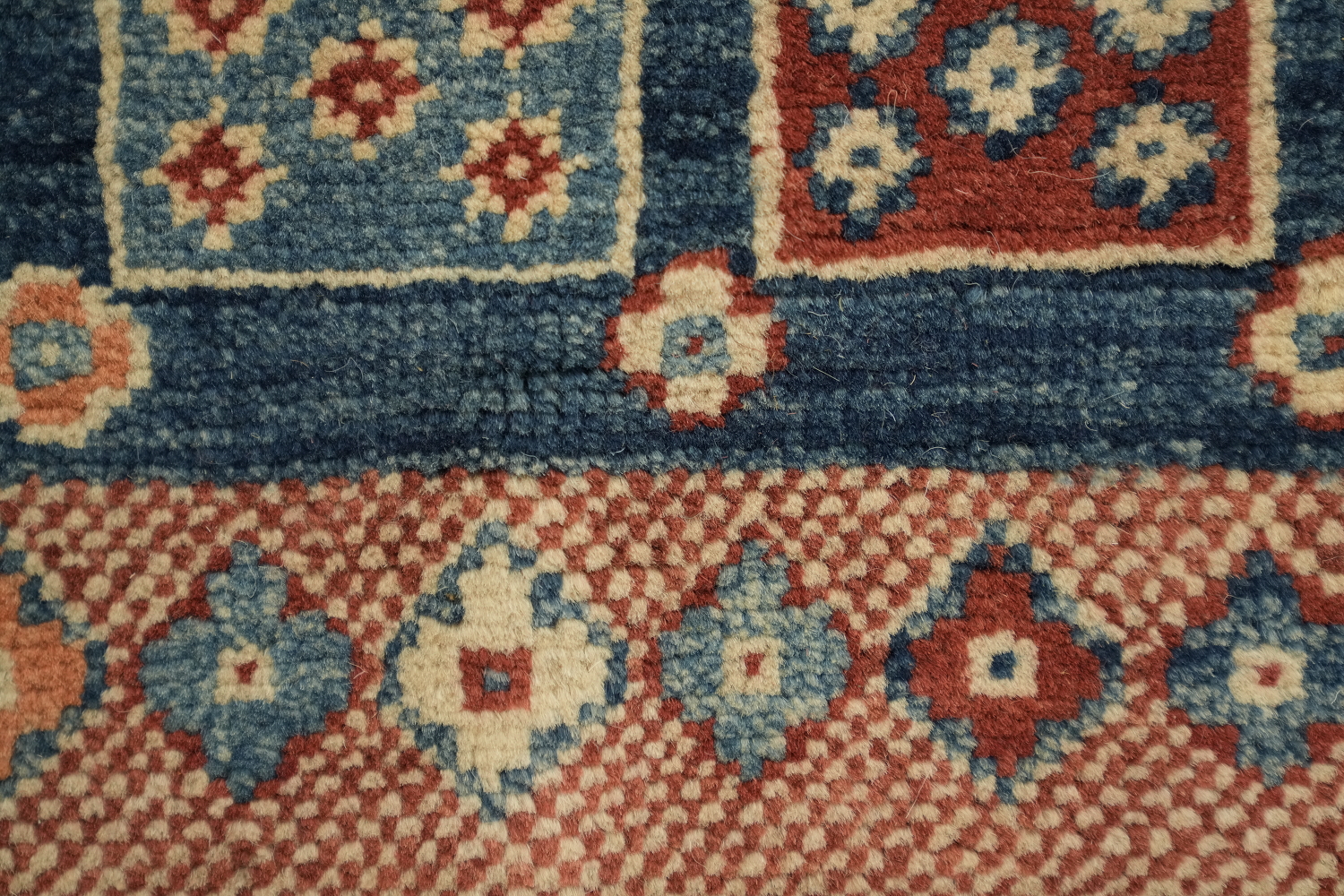 100% Vegetable Dye Super Kazak Oriental Area Rug 5x7