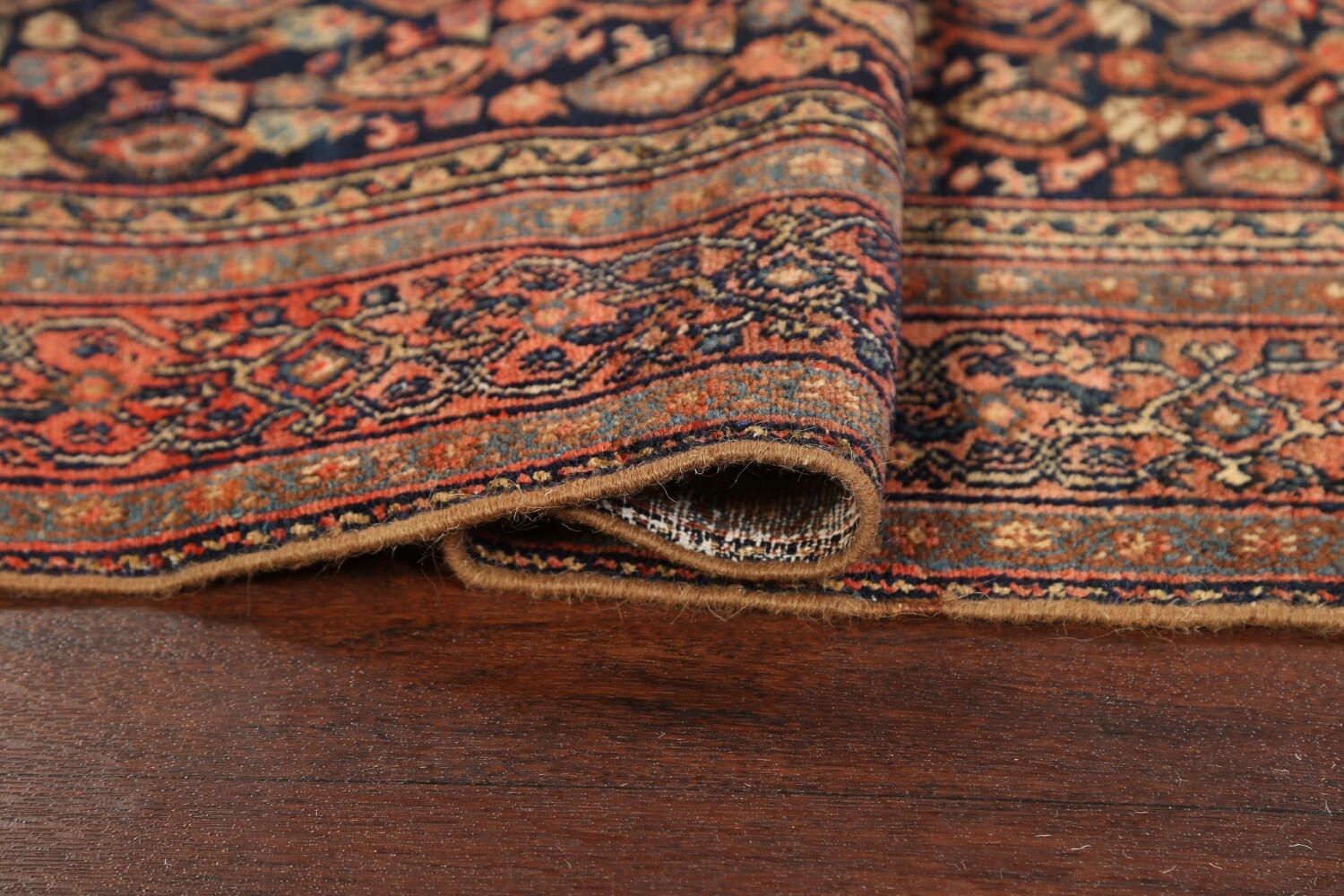 Pre-1900 Antique Vegetable Dye Senneh Persian Area Rug 4x6